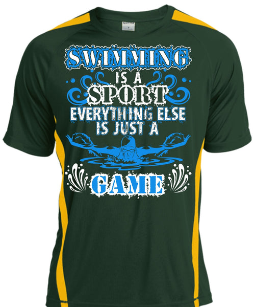 Swimming Is A Sport T Shirt, Just A Game T Shirt, Cool Shirt