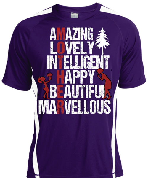 Amazing Lovely Intelligent Happy T Shirt, Being A Mom T Shirt, Cool Shirt