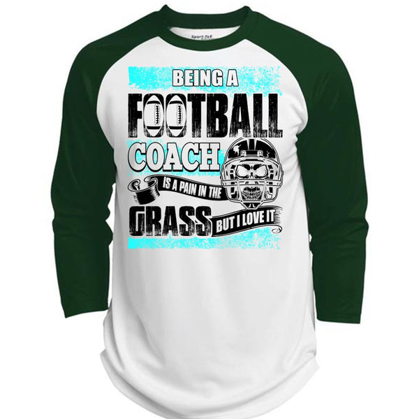 Being A Football Coach T Shirt, Being A Football Coach T Shirt, Awesome T-Shirts  (Polyester Game Baseball Jersey)