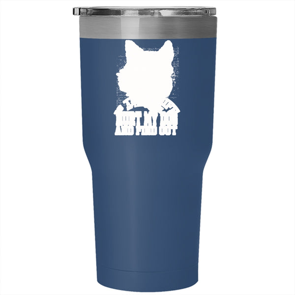 Don't Hurt My Dog Tumbler 30 oz Stainless Steel, Cool Gift For Dog Owner Travel Mug
