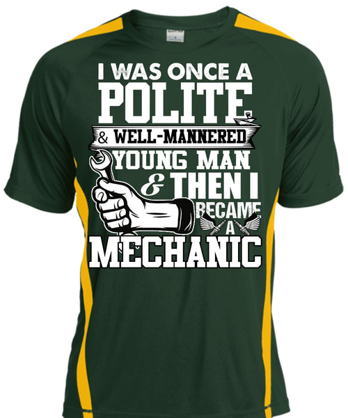 I Became A Mechanic T Shirt, Young Man T Shirt, Cool Shirt
