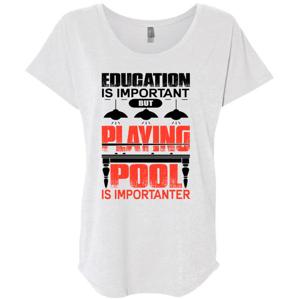 Playing Pool Is Importanter T Shirt, I Love Pool T Shirt, Awesome T-Shirts