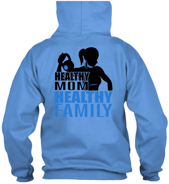 Healthy Mom Healthy Family T Shirt, I Love Gym T Shirt