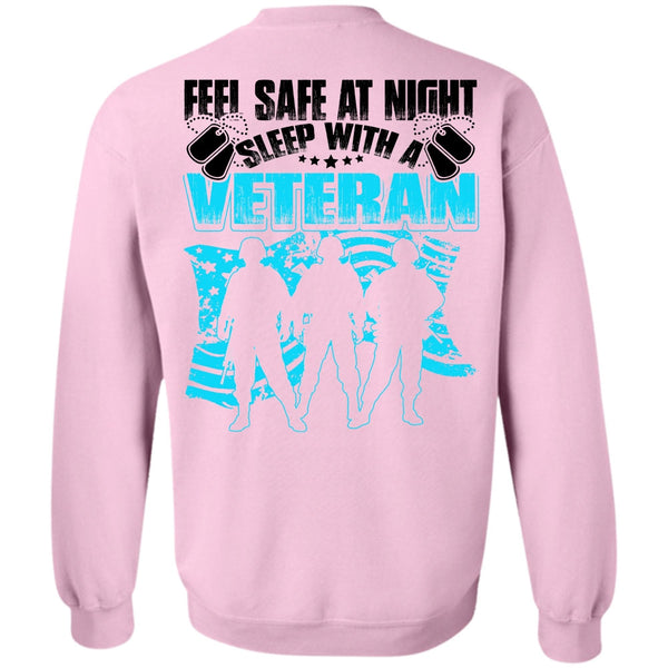 I Love Veteran T Shirt, Sleep With A Veteran Sweatshirt