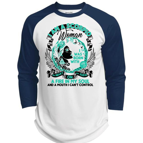 I Am A Scorpio Woman T Shirt, I Love Scorpio T Shirt, Awesome T-Shirts  (Polyester Game Baseball Jersey)
