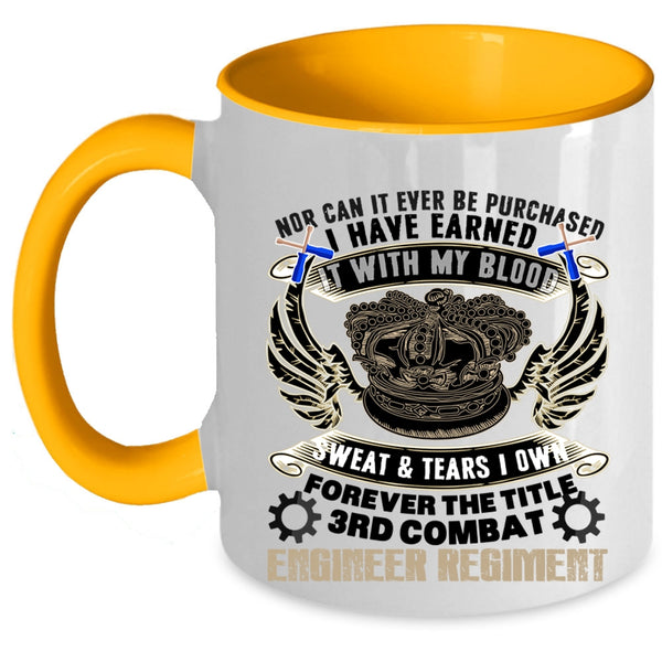 Awesome Engineers Coffee Mug, 3rd Combat Engineer Regiment Accent Mug