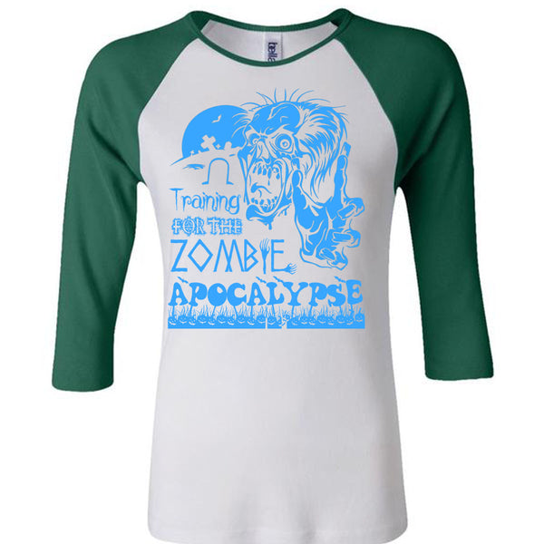 Training For The Zombie Apocalypse T Shirt, Wait For Halloween T Shirt, Awesome T-Shirts