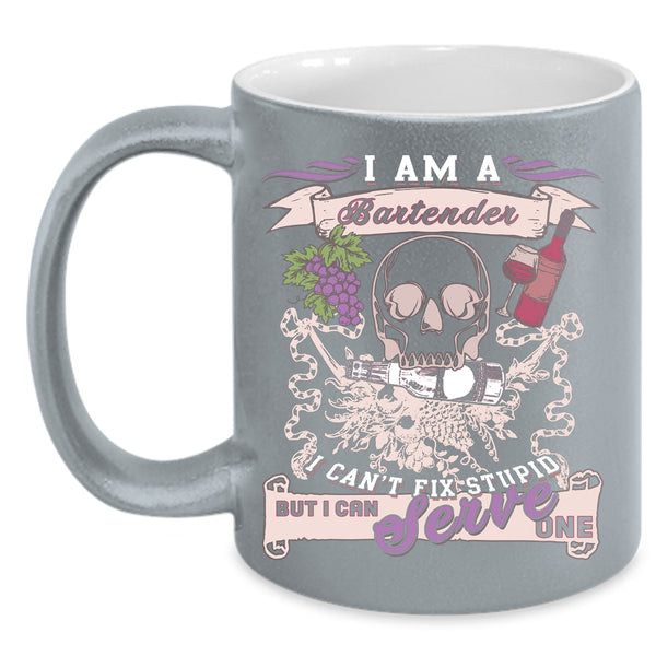 I Am A Bartender Coffee Mug, Cool Gift For Bartender Coffee Cup