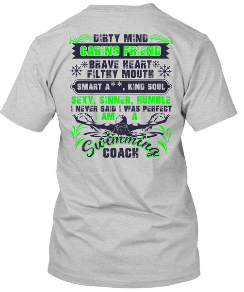 I Am A Swimming Coach T Shirt, I Love Swimming T Shirt