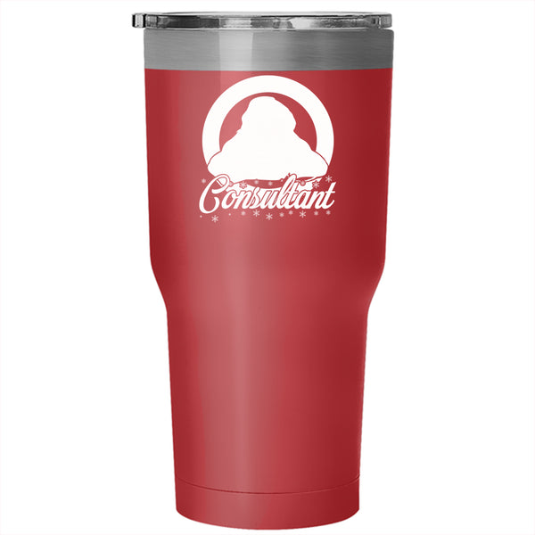 I'm A Consultant Tumbler 30 oz Stainless Steel, Awesome Christmas Travel Mug