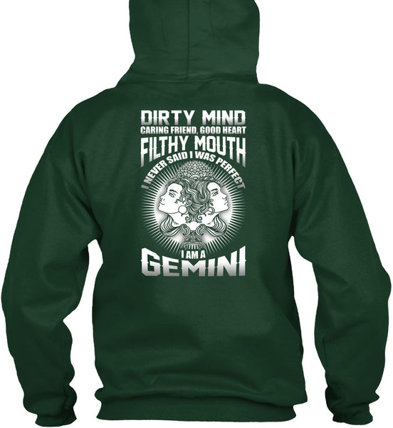 I Am A Gemini T Shirt, Dirty Mind T Shirt