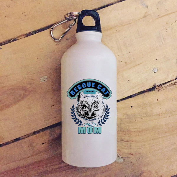 Rescue Cat Mom 20 oz Stainless Steel Bottle,Cool Gift For Mom Outdoor Sports Water Bottle