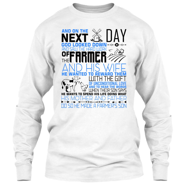 The Hard Work Of The Farmer T Shirt, I'm A Farmer's Son T Shirt