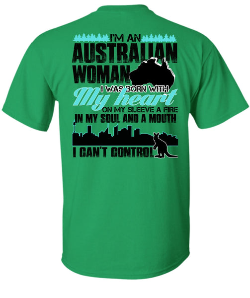 I'm An Australian Woman T Shirt, I Love Australian T Shirt