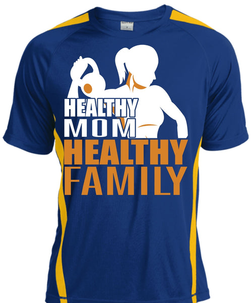 Healthy Mom Healthy Family T Shirt, Being A Mom T Shirt, Cool Shirt