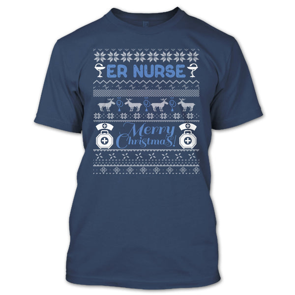 Er Nurse T Shirt, Merry Christmas T Shirt