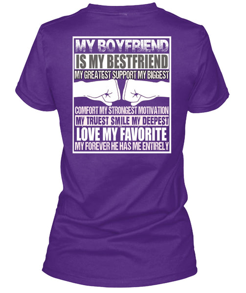 My Boyfriend Is My Best Friend T Shirt, Love My Favorite T Shirt