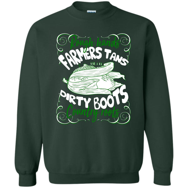 Dirty Boots Country Roots T Shirt, Coolest Farmer Sweatshirt