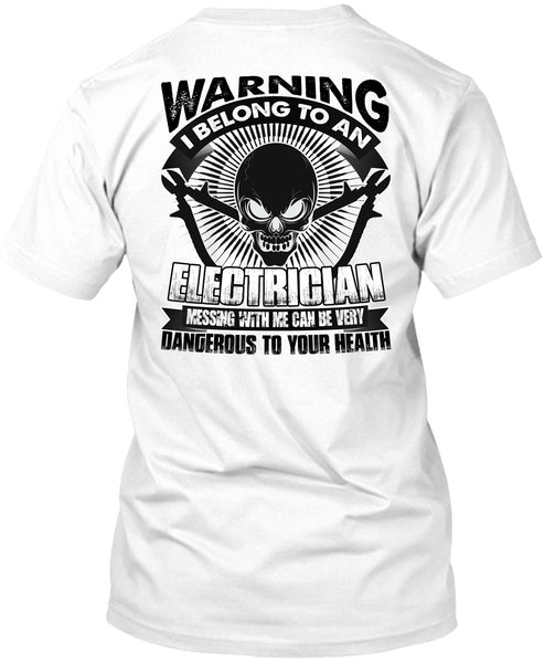 A black t-shirt with the shopify logo