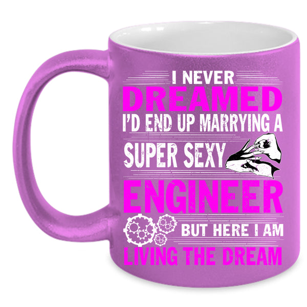 I'd End Up Marrying An Engineer Coffee Mug, Just Married Coffee Cup