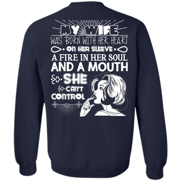 Fire In Her Soul T Shirt, I Love Wife Sweatshirt