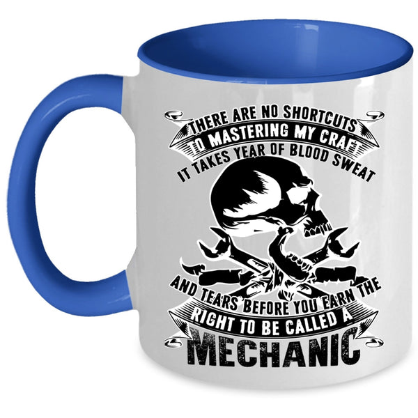 I Raise A Mechanic Coffee Mug, To Be Called A Mechanic Accent Mug