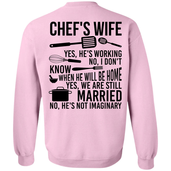 I Love Wife T Shirt, Chef's Wife Sweatshirt
