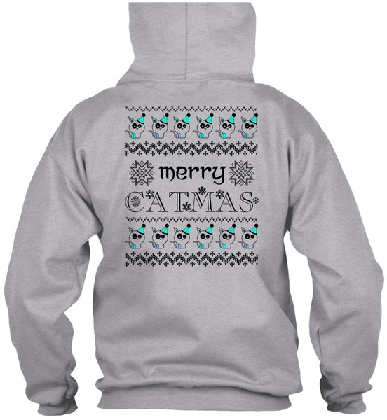 Merry Catmas T Shirt, Happy New Year T Shirt