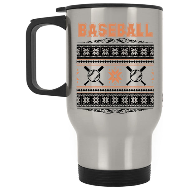 Christmas Humor  Travel Mug, Baseball Mug