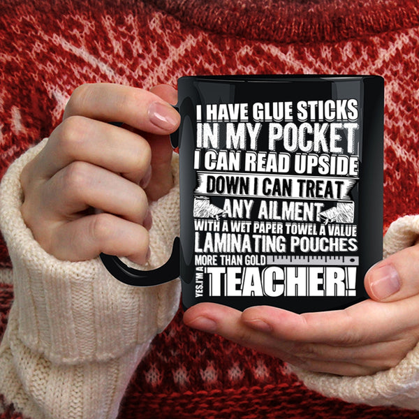 Yes I'm A Teacher Coffee Mug, Funny Gift For Teacher Coffee Cup