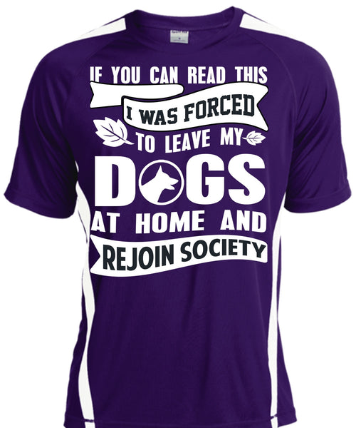 I Was Forced To Leave My Dogs T Shirt, I Love My Dog T Shirt, Cool Shirt