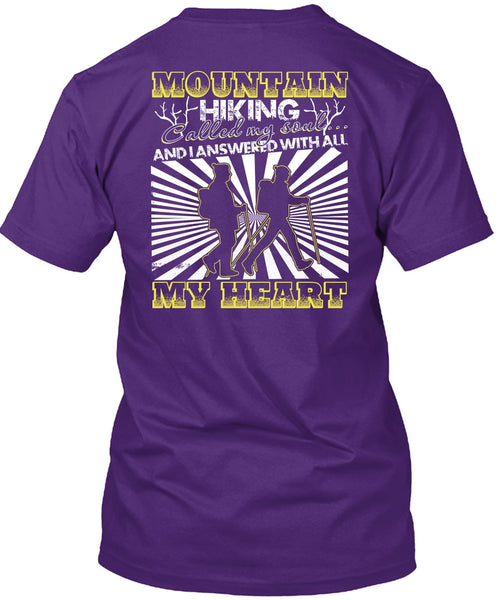 Mountain Hiking T Shirt, I Love Hiking T Shirt