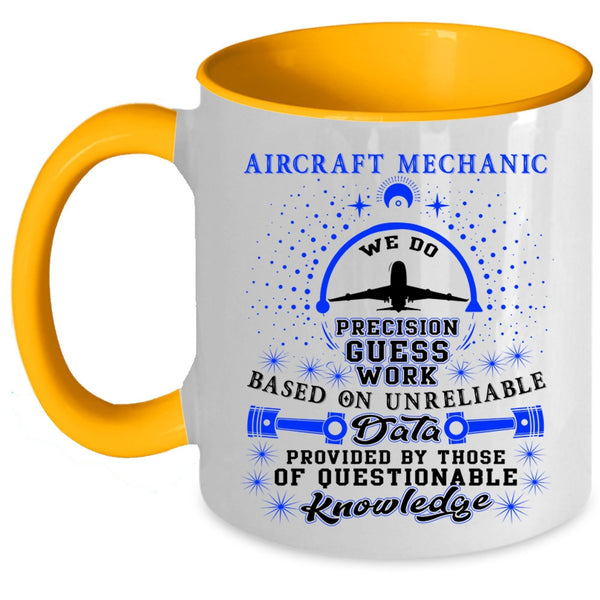 Cool Aircraft Mechanic Coffee Mug, Aircraft Mechanic Accent Mug