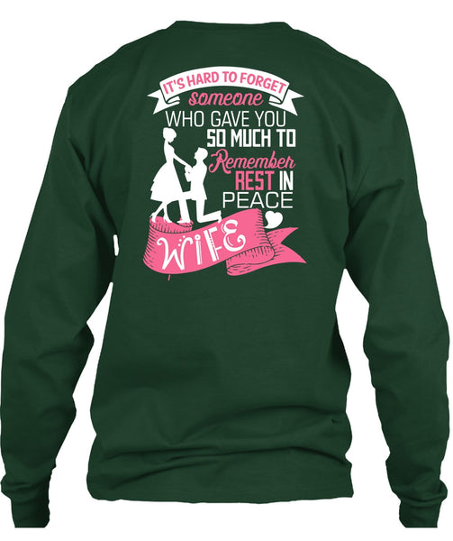 Remember Rest In Peace Wife T Shirt, Being A Wife T Shirt