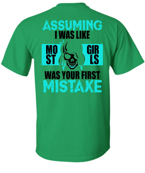 I Was Like Most Girls Was Your First Mistake T Shirt, I Love Biking T Shirt
