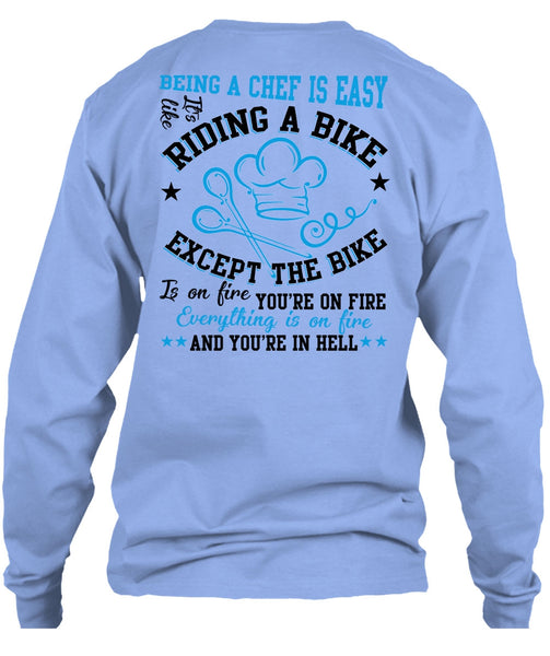 Being A Chef Is Easy T Shirt, I Love Cooking T Shirt