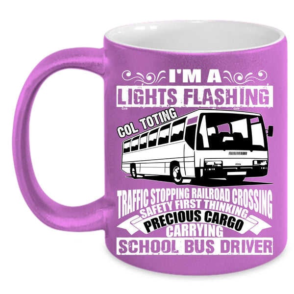 I'm A School Bus Driver Coffee Mug, Cute School Bus Driver Coffee Cup