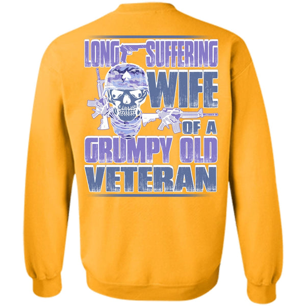 I Love Veteran T Shirt, Long Suffering Wife Sweatshirt