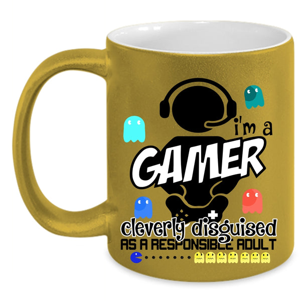 Funny Gift For Gamer Coffee Mug, I'm A Gamer Accent Mug
