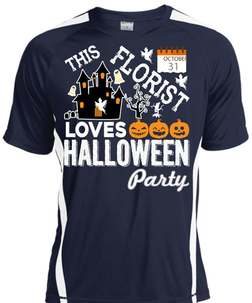 This Florist Loves Halloween Party T Shirt, I Love Florist T Shirt, Cool Shirt