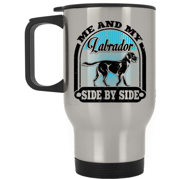 I Love My Labrador Travel Mug, Me And My Labrador Side By Side Mug