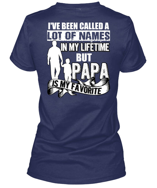 Papa Is My Favorite T Shirt, Being A Dad T Shirt