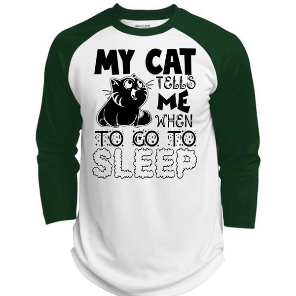 My Cat Tells Me T Shirt, I Love My Cat T Shirt, Awesome T-Shirts  (Polyester Game Baseball Jersey)