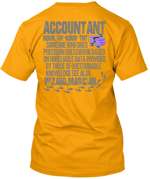 Who Does Precision Guesswork T Shirt, I Love Accountant T Shirt
