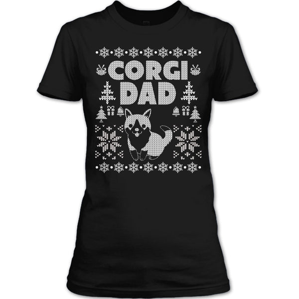 Corgi Dad T Shirt, Coolest Dog Lover T Shirt