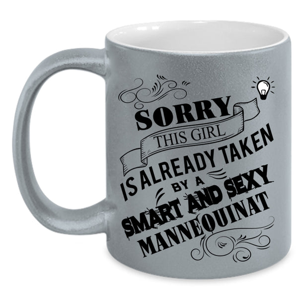 Cute Love Coffee Mug, This Girl Is Already Taken By A Mannequinat Accent Mug