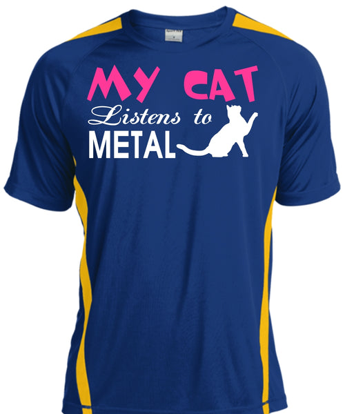My Cat Listens To Metal T Shirt, My Pets T Shirt, I Love My Cat T Shirt