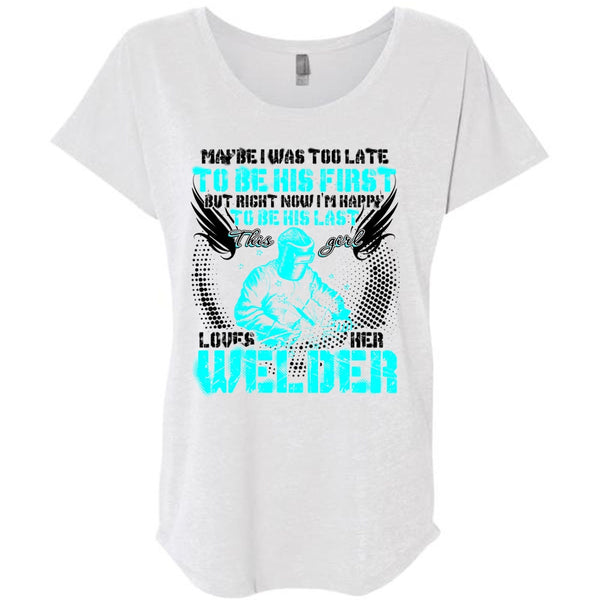 This Girl Loves Her Welder T Shirt, I Love Welding T Shirt, Awesome T-Shirts