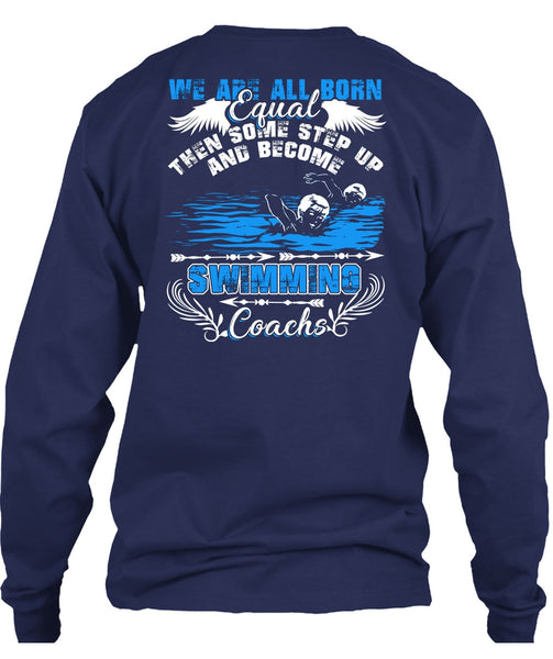 Become Swimming Coach T Shirt, I Love Swimming T Shirt