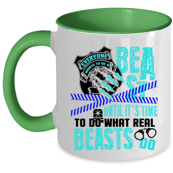 Cool Gift For Police Coffee Mug, Awesome Policeman Accent Mug